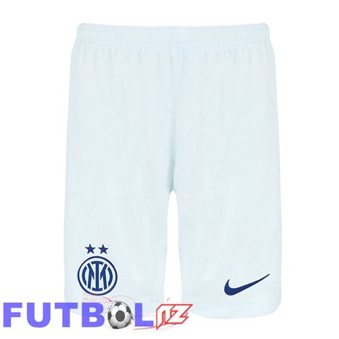 Cortos de Futbol Inter Milan Segunda Blanco Azul 2025/2026
