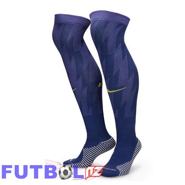 Calcetines De Futbol Atletico Madrid Segunda Azul Real 2025/2026