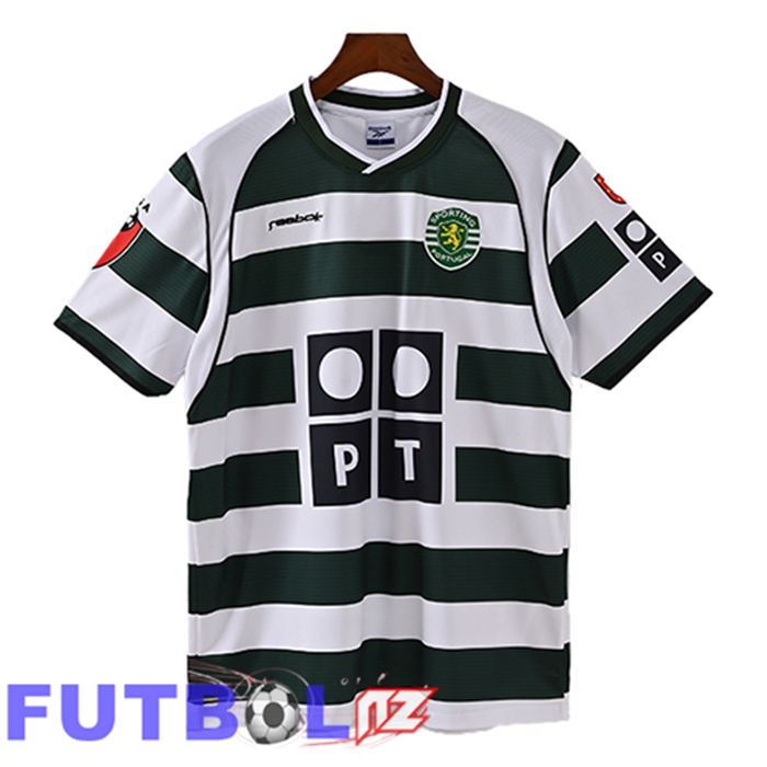 Camisetas De Futbol Sporting CP Retro Primera 2001/2003