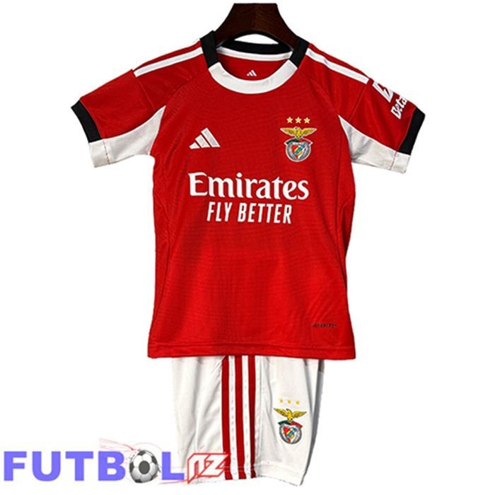 Camisetas De Futbol Benfica Ninos Primera 2025 2026
