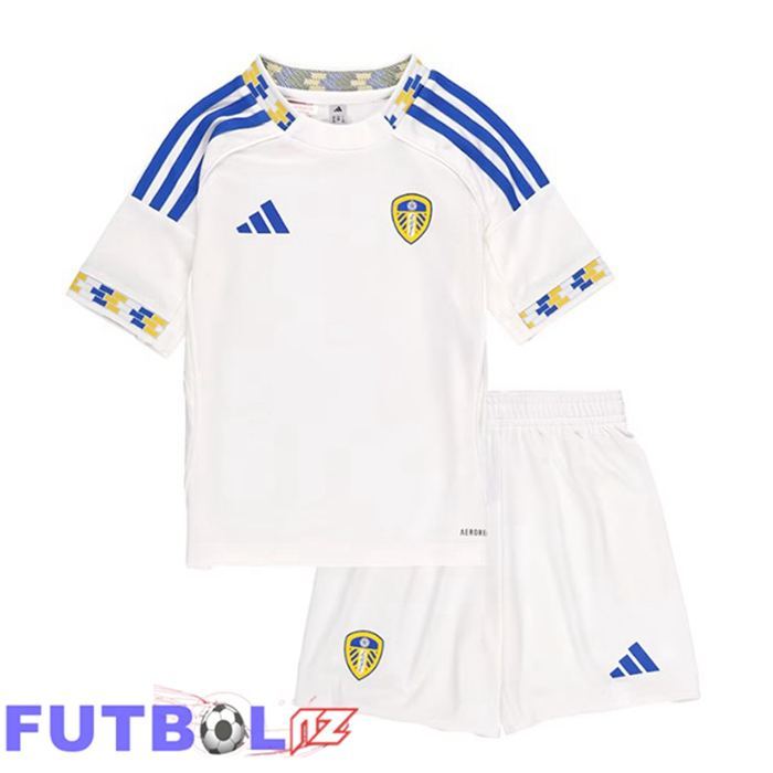 Camisetas De Futbol Leeds United Ninos Primera Blanco 2025/2026