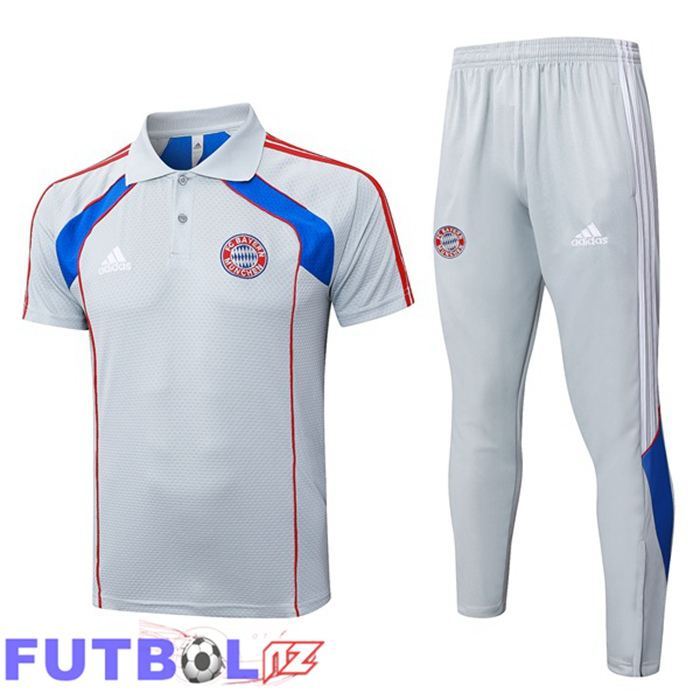 Camiseta Polo Bayern Munich + Pantalones Gris 2025/2026