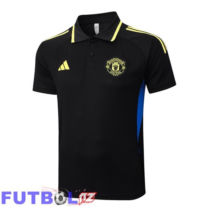 Camiseta Polo Manchester United Negro 2025/2026