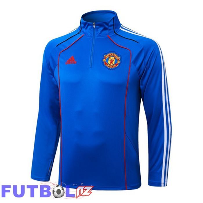 Sudadera De Entrenamiento Manchester United Azul 2025/2026