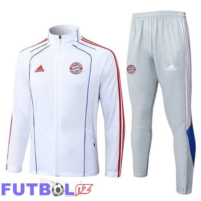 Chandal Equipos De Futbol - Chaqueta Bayern Munich Blanco 2025/2026