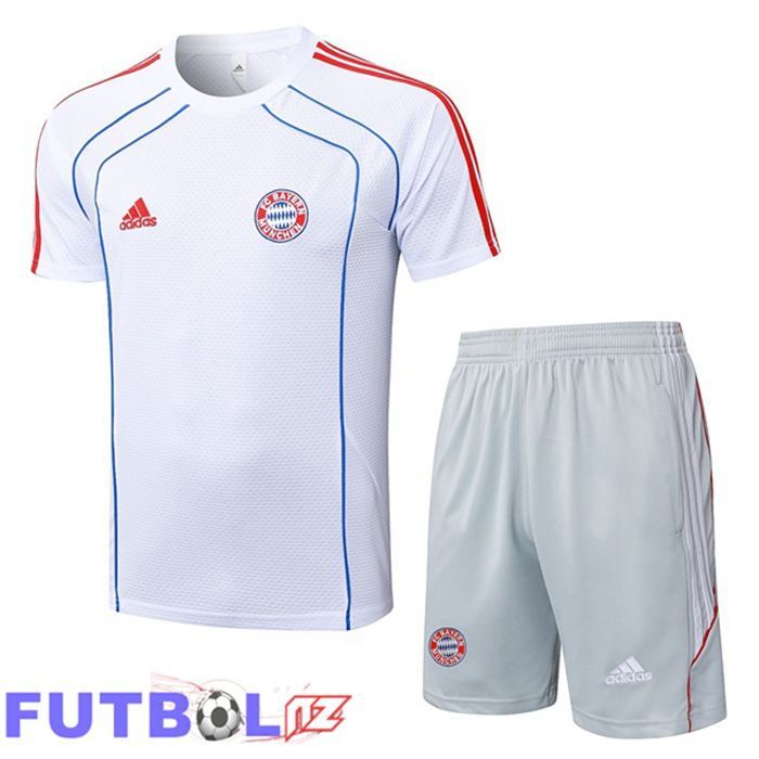 Camiseta Entrenamiento Bayern Munich + Cortos Blanco 2025/2026