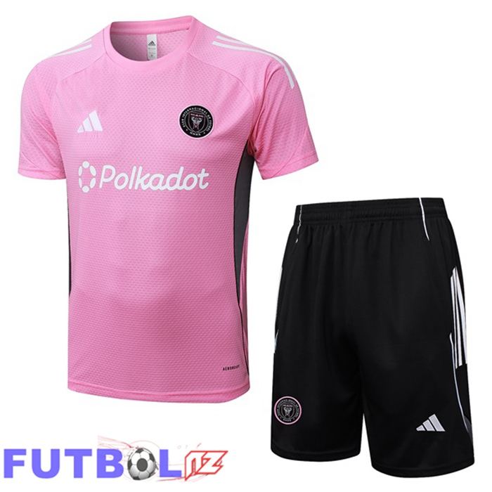 Camiseta Entrenamiento Inter Miami CF + Cortos Rosado 2025/2026