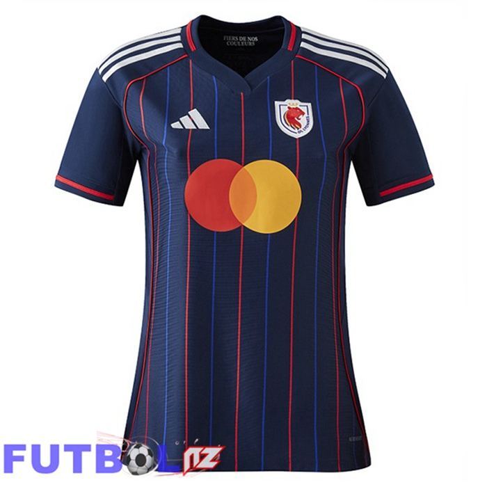 Camisetas De Futbol lyon OL Mujer Segunda Azul Real 2025/2026