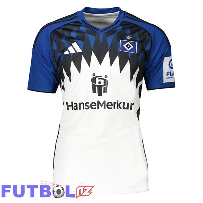 Camisetas De Futbol Hamburger SV Primera Azul Blanco 2025/2026