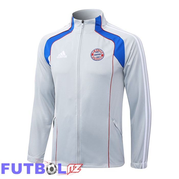 Chaquetas Futbol Bayern Munich Gris 2025/2026