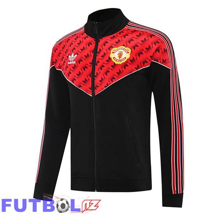 Chaquetas Futbol Manchester United Rojo Negro 2025/2026
