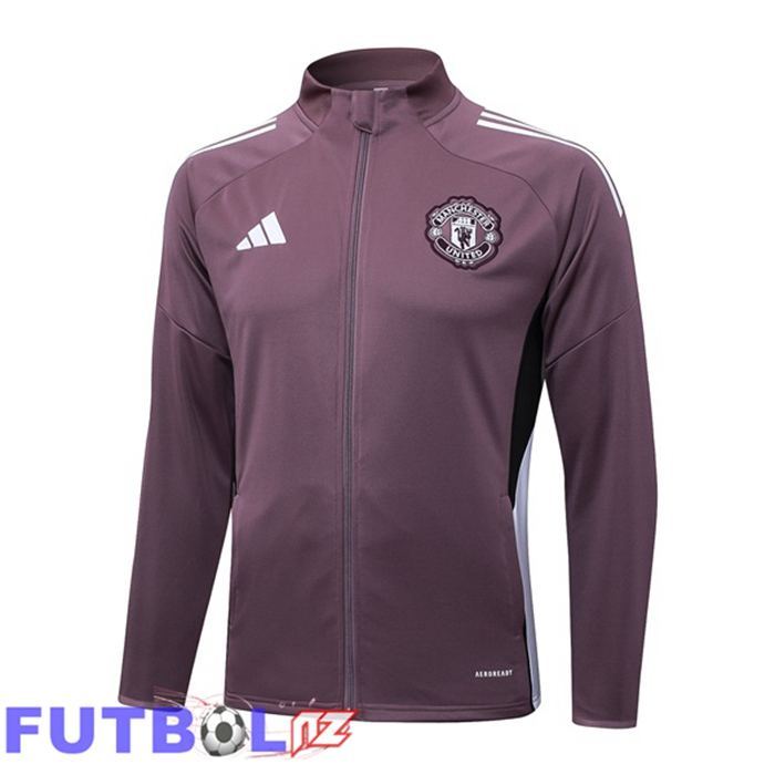 Chaquetas Futbol Manchester United Púrpura 2025/2026