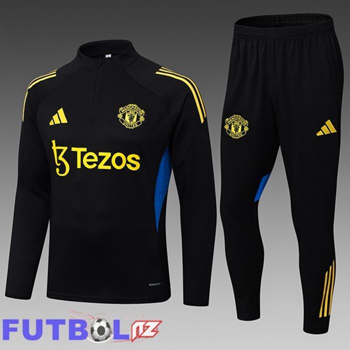 Chandal Equipos De Futbol Manchester United Ninos Negro 2025/2026