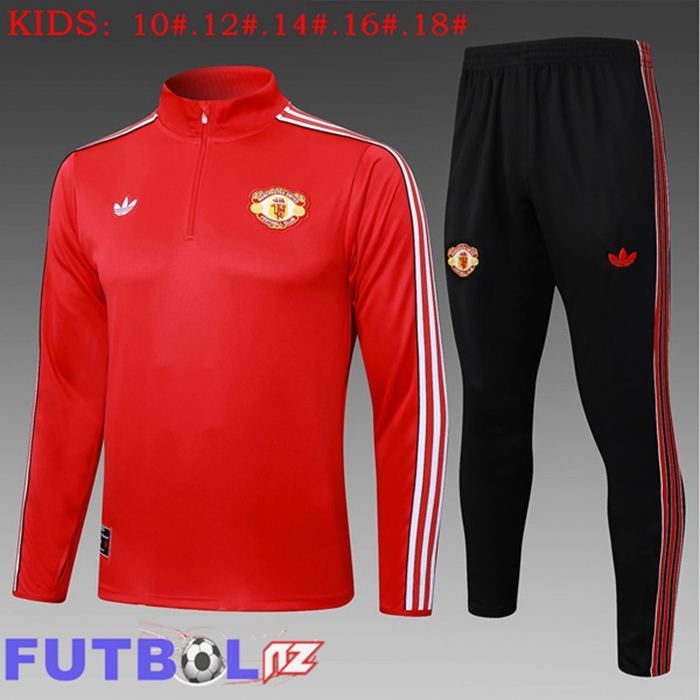 Chandal Equipos De Futbol Manchester United Ninos Rojo 2025/2026