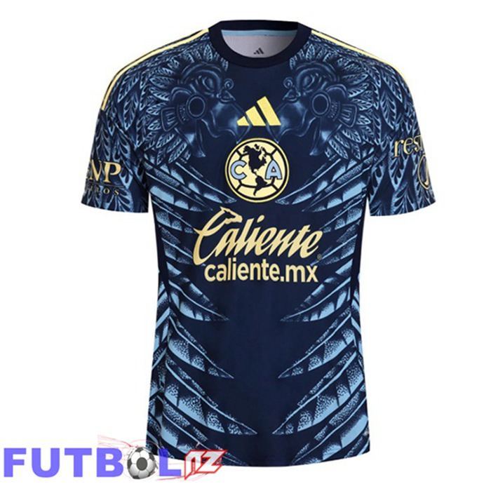 Camisetas De Futbol Club America Segunda Azul 2025/2026