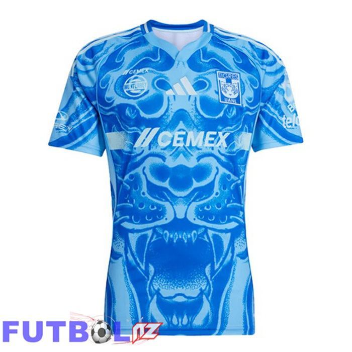 Camisetas De Futbol Tigres UANL Segunda Azul 2025/2026