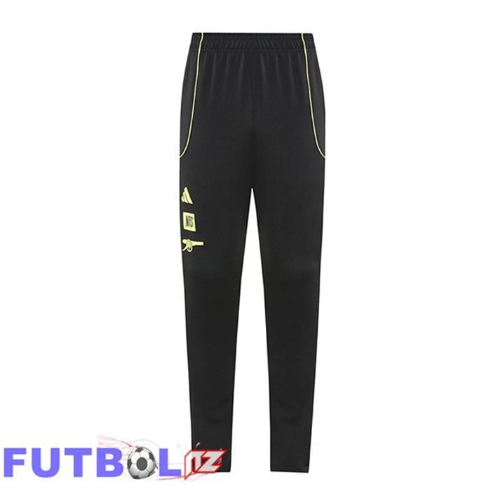 Pantalon Entrenamiento Arsenal Negro 2025/2026