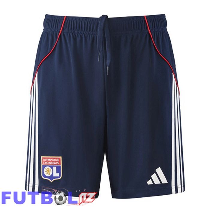Cortos de Futbol lyon OL Segunda Azul Real 2025/2026
