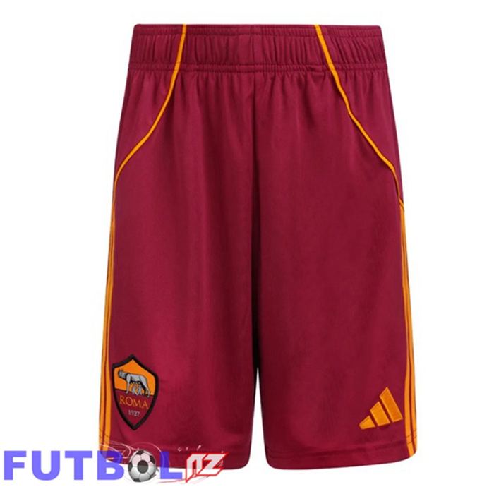Cortos de Futbol AS Roma Primera Rojo 2025/2026