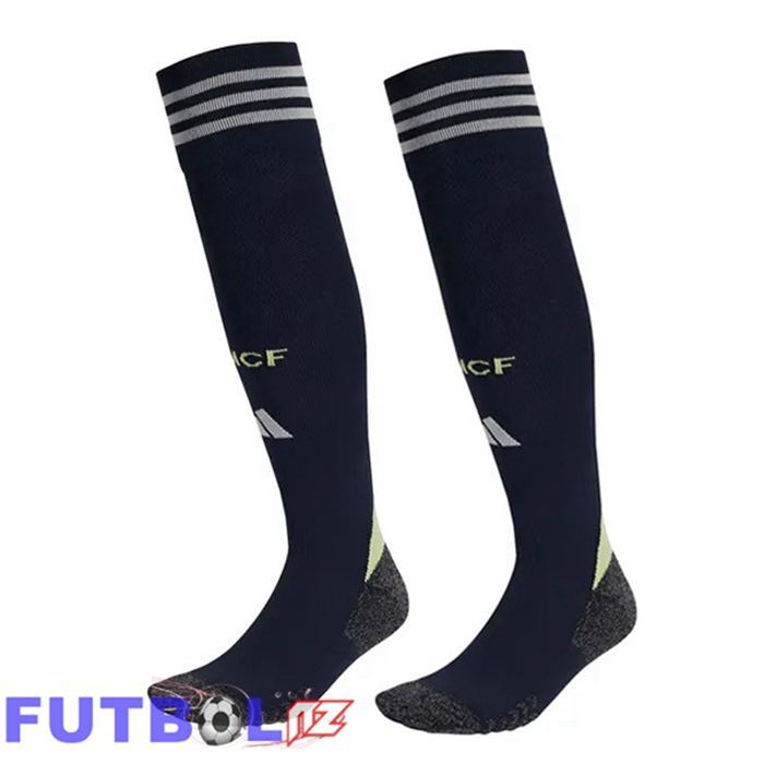 Calcetines De Futbol Real Madrid Segunda Negro 2025/2026