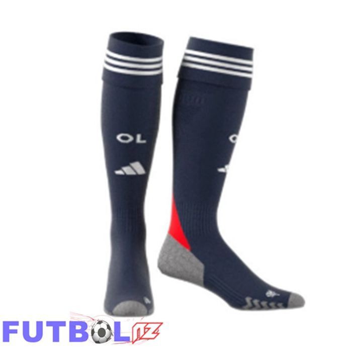 Calcetines De Futbol lyon OL Segunda Azul Real 2025/2026