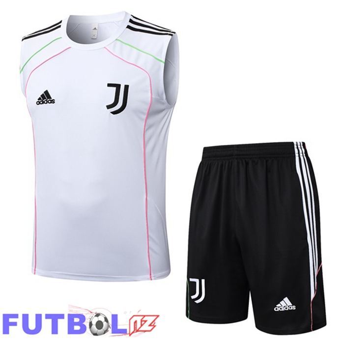 Chalecos De Futbol Juventus + Cortos Blanco 2025/2026