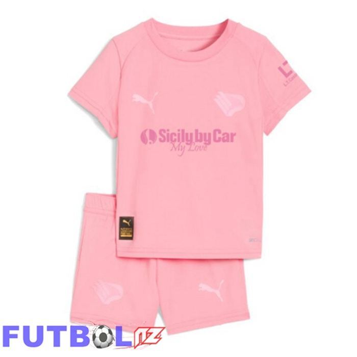 Camisetas De Futbol Palerme FC Ninos Primera Rosado 2025/2026