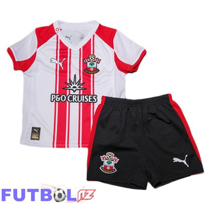 Camisetas De Futbol Southampton FC Ninos Primera Rojo 2025/2026
