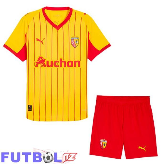 Camisetas De Futbol RC Lens Ninos Primera Amarillo 2025/2026