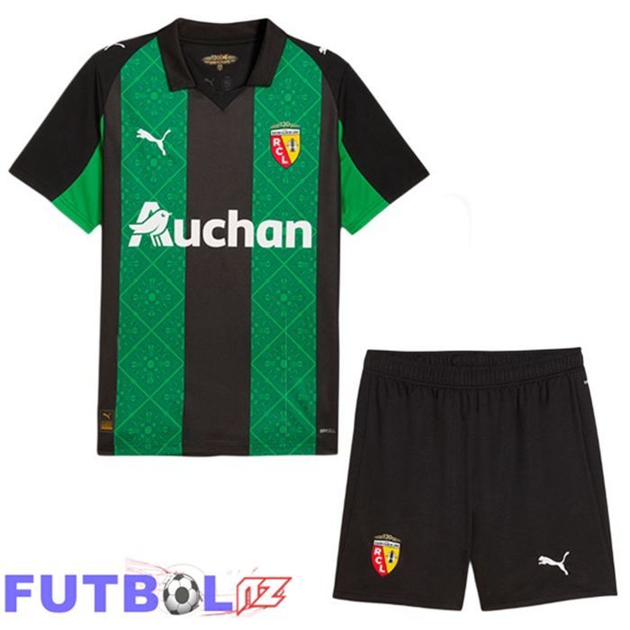 Camisetas De Futbol RC Lens Ninos Segunda Verde 2025/2026