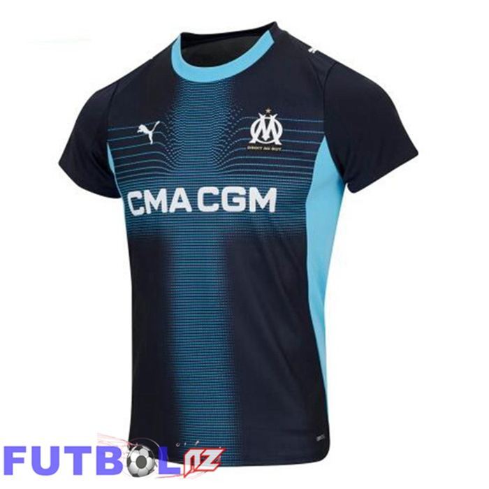 Camisetas De Futbol Marsella OM Mujer Segunda Azul Real 2025/2026