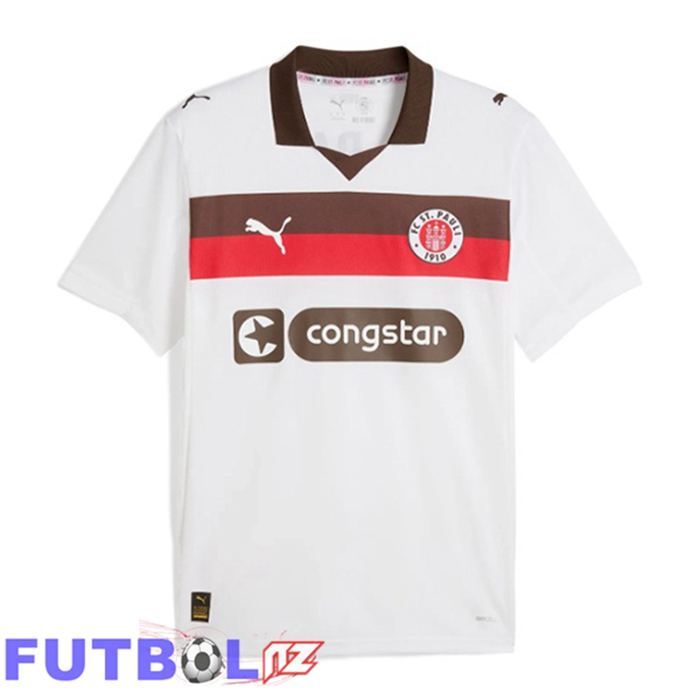 Camisetas De Futbol FC St. Pauli Segunda Blanco 2025/2026
