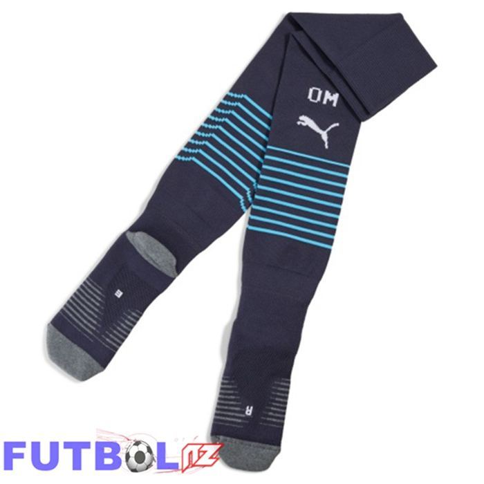 Calcetines De Futbol Marsella OM Segunda Azul Real 2025/2026