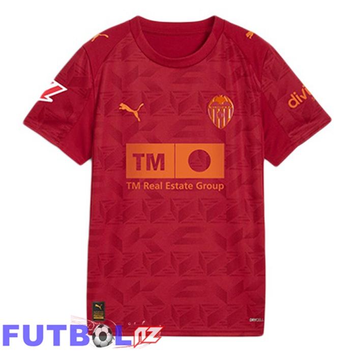 Camisetas De Futbol Valencia CF Segunda Rojo 2025/2026