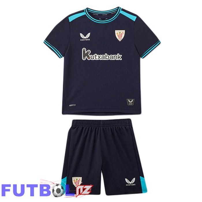 Camisetas De Futbol Athletic Club Ninos Segunda Azul 2025/2026