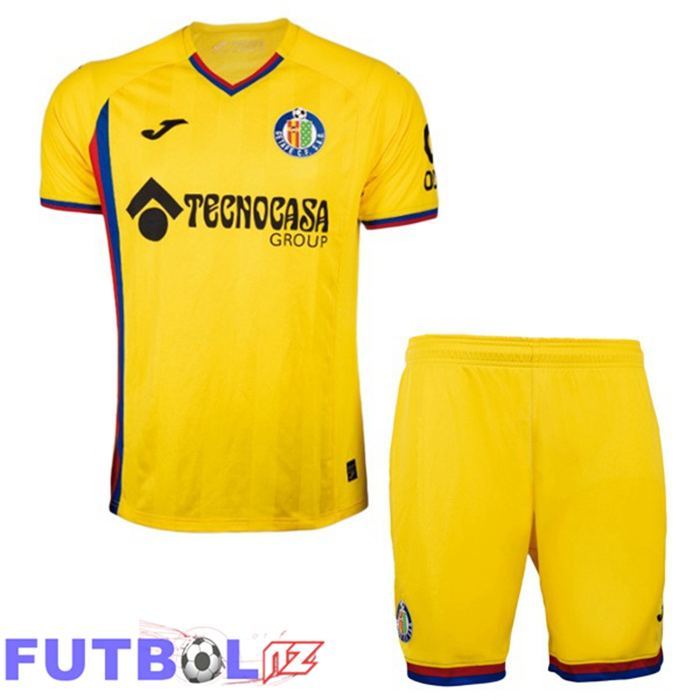Camisetas De Futbol Getafe CF Ninos Tercera Amarillo 2025/2026