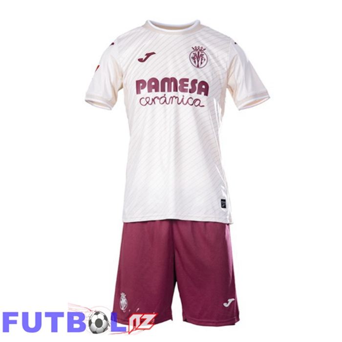 Camisetas De Futbol Villarreal Ninos Segunda Azul 2025/2026
