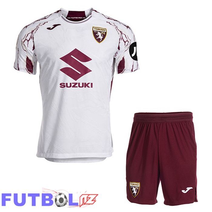 Camisetas De Futbol Torino FC Ninos Segunda Blanco 2025/2026