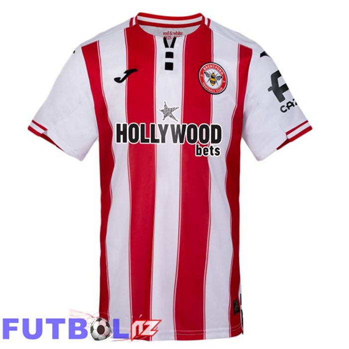 Camisetas De Futbol Brentford FC Primera Rojo Blanco 2025/2026
