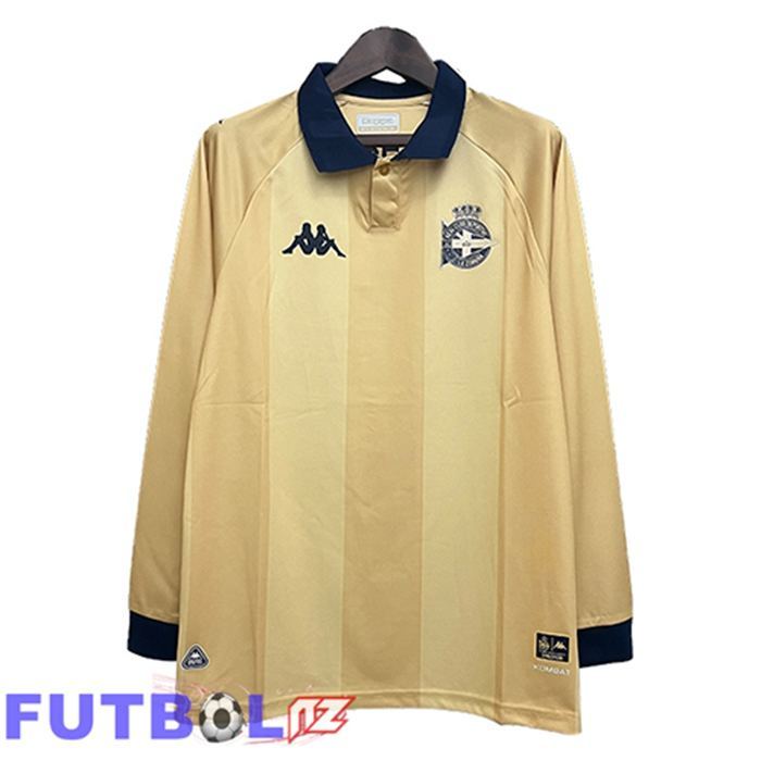 Camisetas De Futbol Deportivo Manga Larga Edición Especial Amarillo 2025 2026