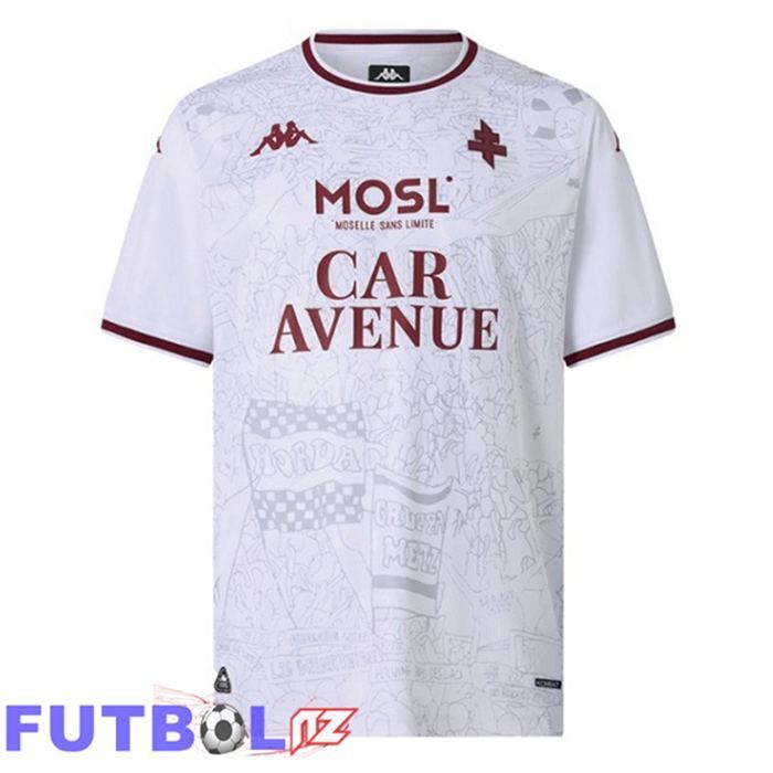 Camisetas De Futbol FC Metz Segunda Blanco 2025/2026
