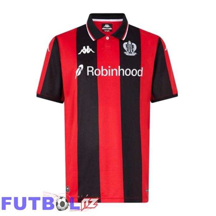 Camisetas De Futbol OGC Nice Primera Rojo Negro 2025/2026