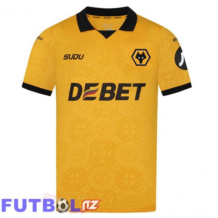 Camisetas De Futbol Wolves Primera Amarillo 2025/2026