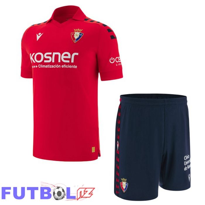 Camisetas De Futbol CA Osasuna Ninos Primera Rojo 2025/2026