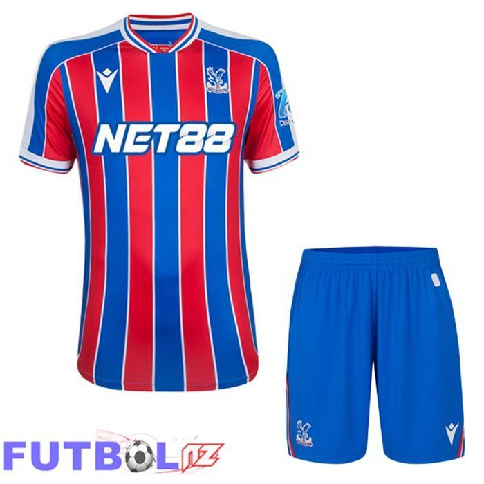 Camisetas De Futbol Crystal Palace Ninos Primera Rojo Azul 2025/2026