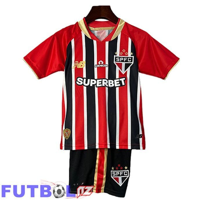 Camisetas De Futbol Sao Paulo FC Ninos Segunda 2025 2026