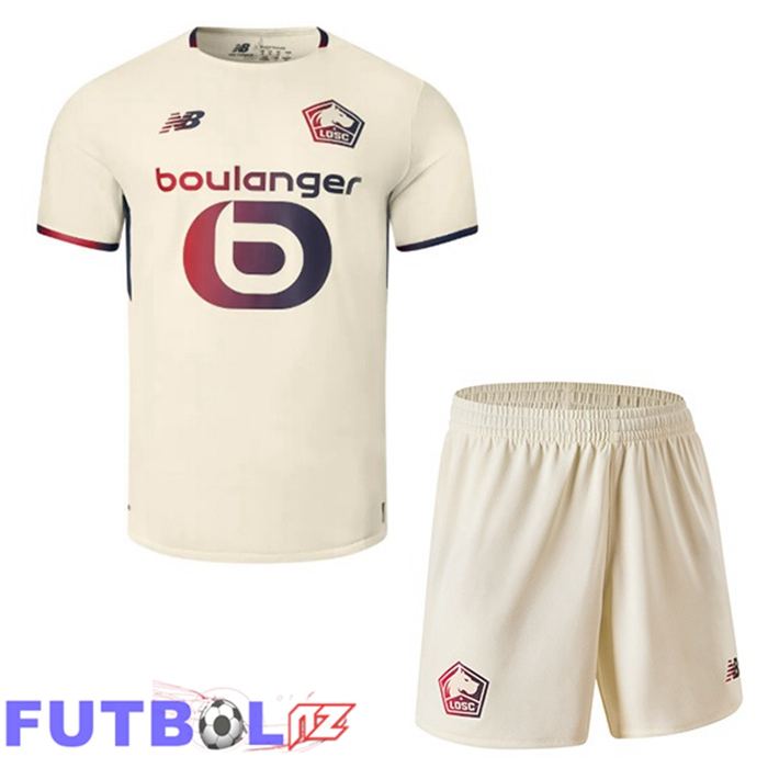 Camisetas De Futbol Lille OSC Ninos Segunda Amarillo 2025/2026