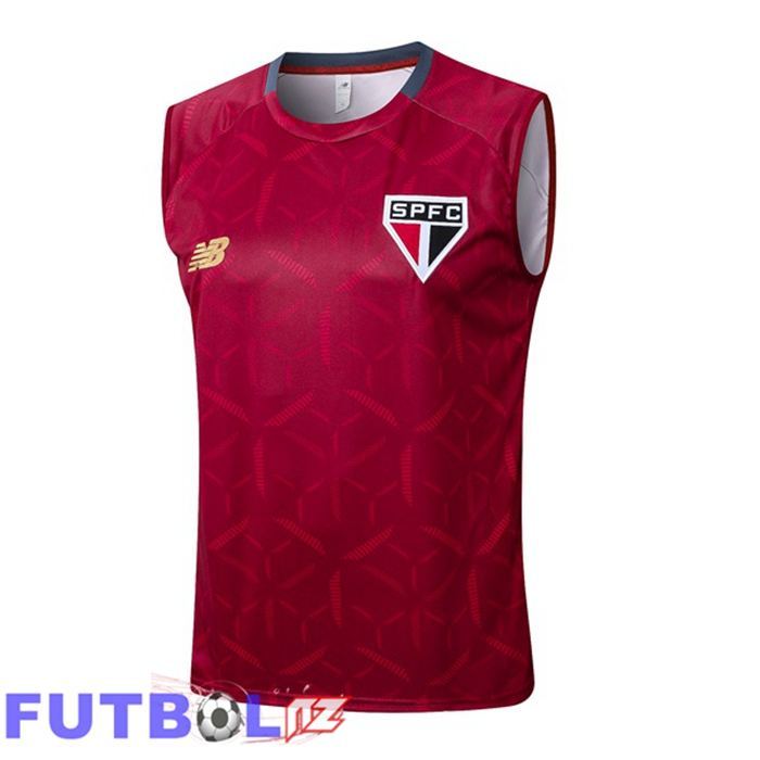 Chalecos De Futbol Sao Paulo FC Rojo 2025/2026