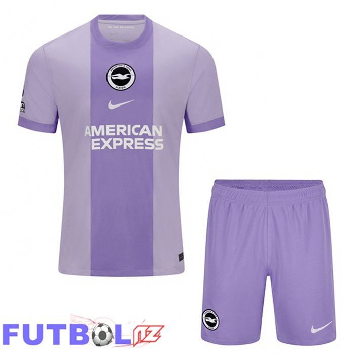 Camisetas De Futbol FC Brighton Ninos Segunda Púrpura 2025/2026