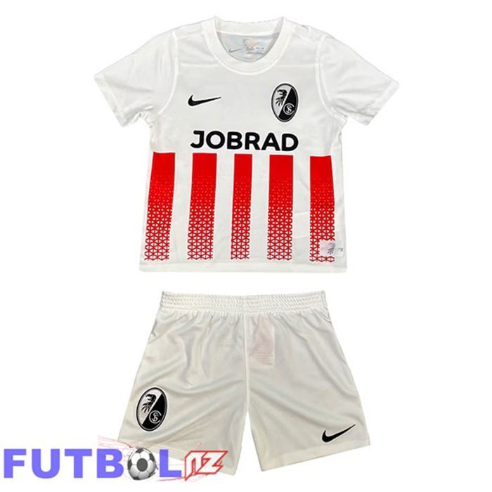 Camisetas De Futbol SC Fribourg Ninos Primera Rojo Blanco 2025/2026